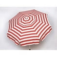 thumbnail image 1 of Italian 6 ft. Umbrella Acrylic Stripes Red And White - Patio Pole, 1 of 1