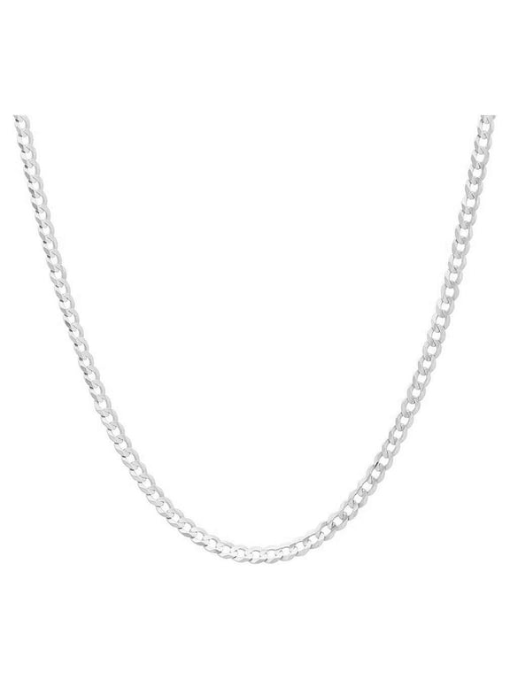 Italian 925 Sterling Silver Cuban Curb Link Chain Necklaces 2MM - 10.5MM, Solid 925 Italy, Next Level Jewelry