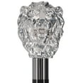 thumbnail image 1 of Royal RC Canes Italian Luxury Walking Cane – Majestic Lion Head Walking Stick for Men and Women, 925r Silver Plated Handle, 1 of 8