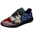 thumbnail image 1 of Italian American flag Shoes Sneakers Black Size 8, 1 of 7