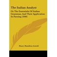 thumbnail image 1 of Italian Analyst : Or the Essentials of Italian Grammar, and Their Application in Parsing, 1 of 1