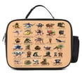 thumbnail image 1 of Italian Animal Brainro Reusable Lunch Bento Box Insulated Portable Handbags for Office Work Picnic for Adult, 1 of 8