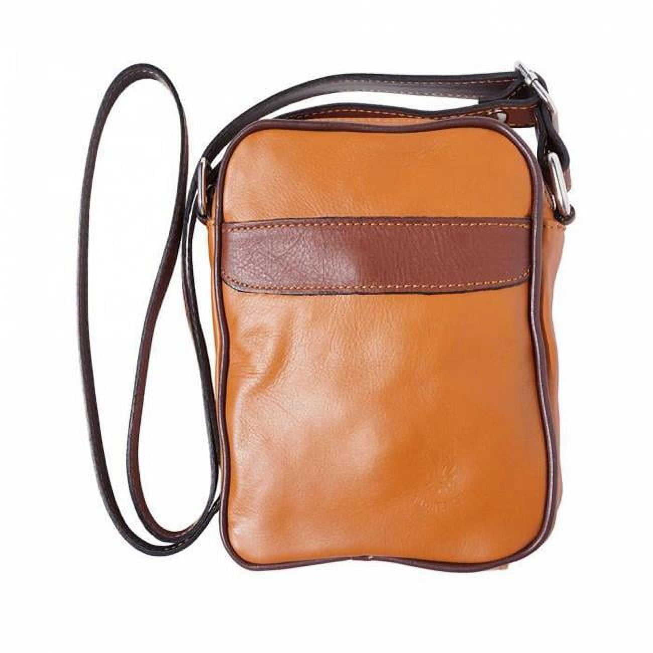 Italian Artisan 132B032TanBrown Mens Shoulder Bag in Soft Genuine