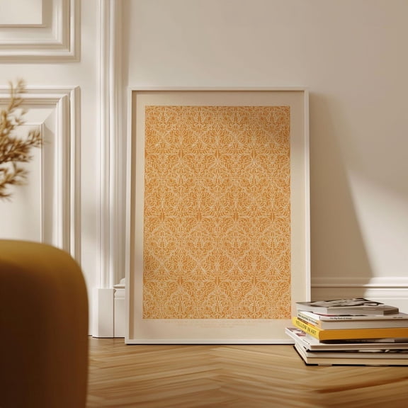 Italian Artisan-Made Ornament - Timeless Classic Design, Collectible Vintage Italian Classic Traditional Artwork, Vintage Italian Ornament Wall Art, Modern Wall Decor, 24x36 UNFRAMED