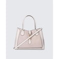 thumbnail image 1 of Italian Artisan 07150-LightGrey Womens Handcrafted Dollaro Leather Bag, Light Grey - Small, 1 of 1