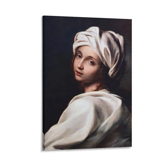Italian Baroque Painters Guido Reni Portrait of Beatrice Cenci Poster Picture Print Wall Art Poster Painting Canvas Posters Artworks Gift Room Aesthetic 24x36inch(60x90cm)