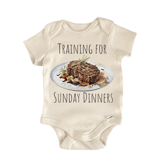 Italian Bistecca Alla Newborn Baby Bodysuit