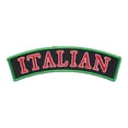 thumbnail image 1 of Italian Black & Red Rocker Patch, Small Size, 1 of 3