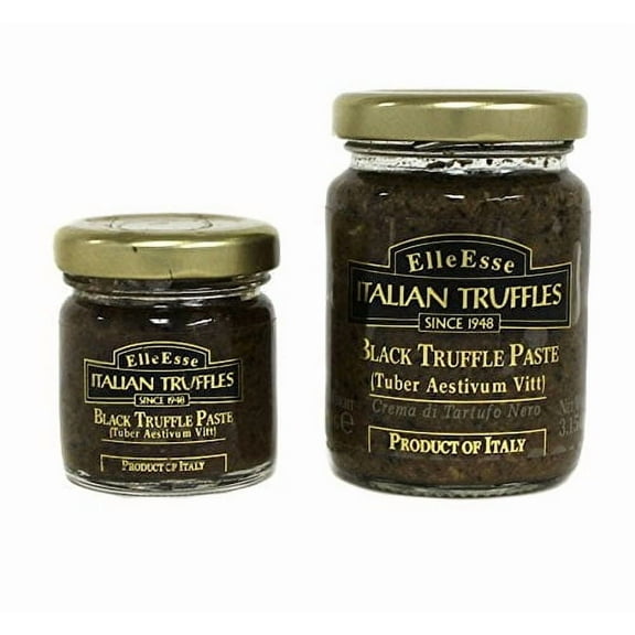 Elle Esse Italian Black Truffle Paste, Mini, 3.15 oz, Cholesterol-Free