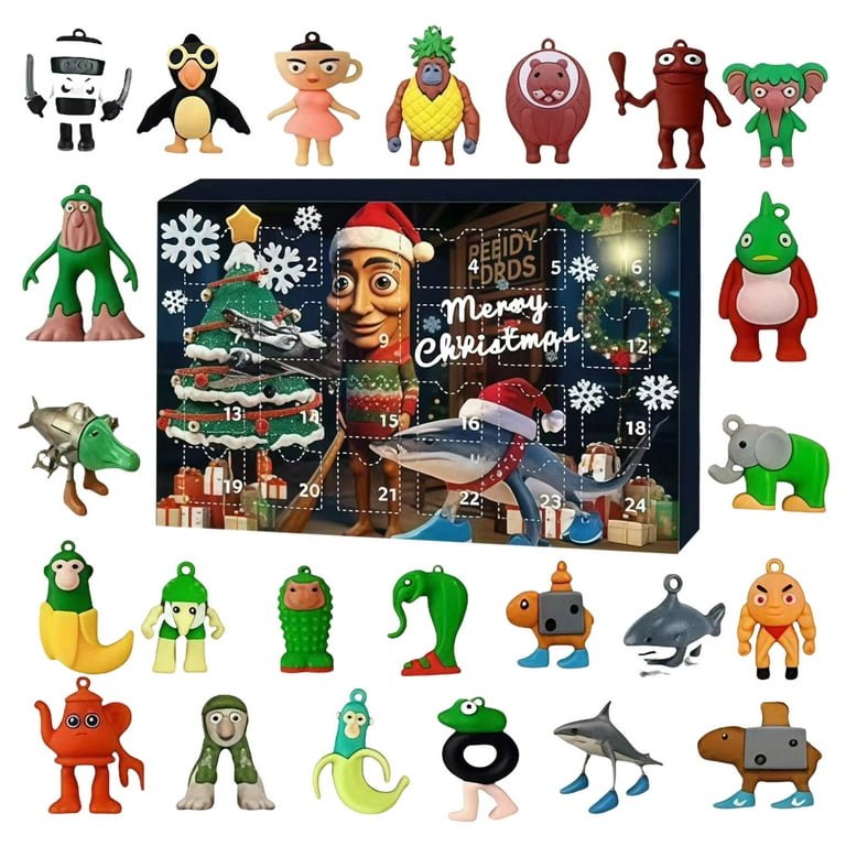 Italian Brainrot Advent Calendar 2025 Tralalero Tralala Xmas Gift