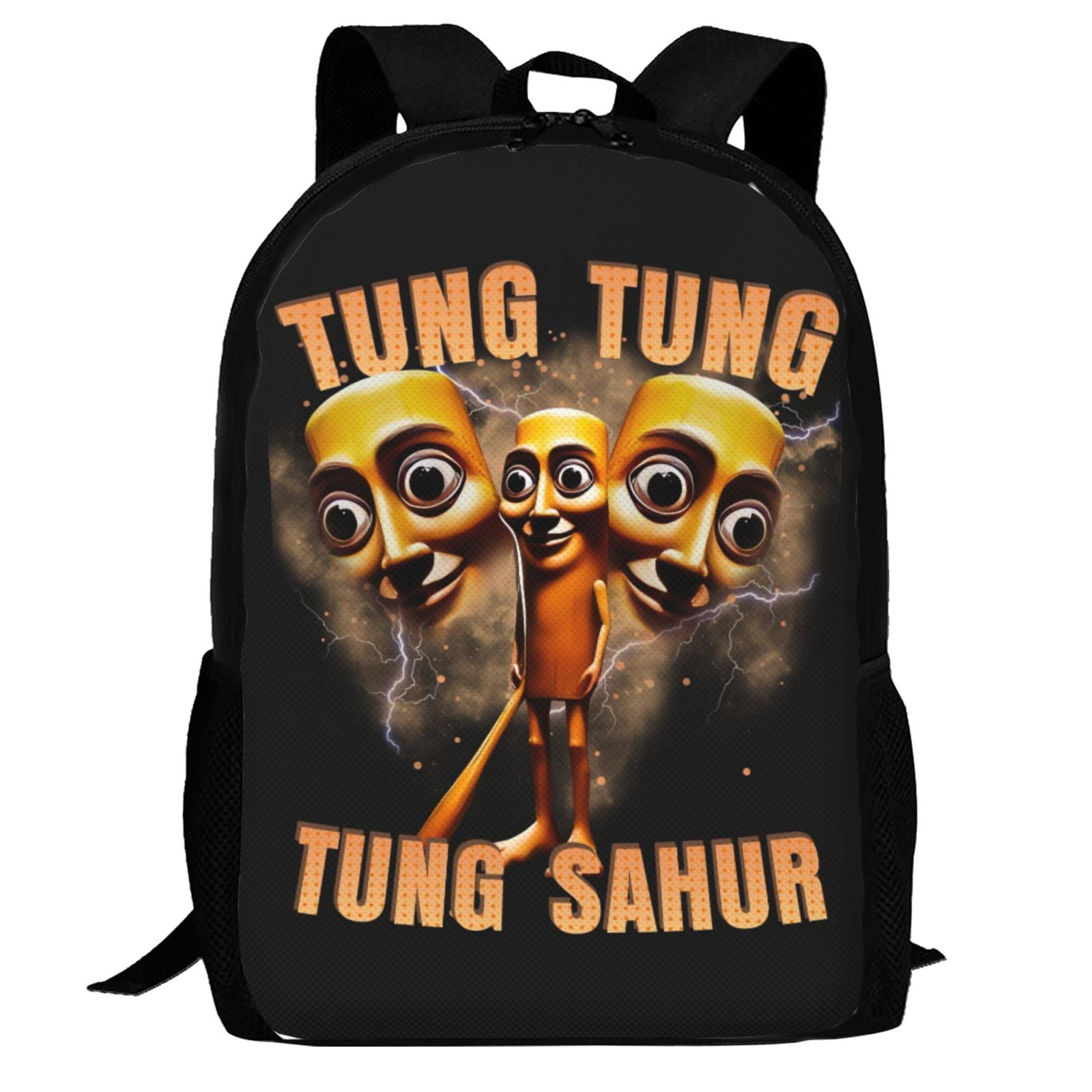 Thinking Brain Pattern Print Backpack main image 1