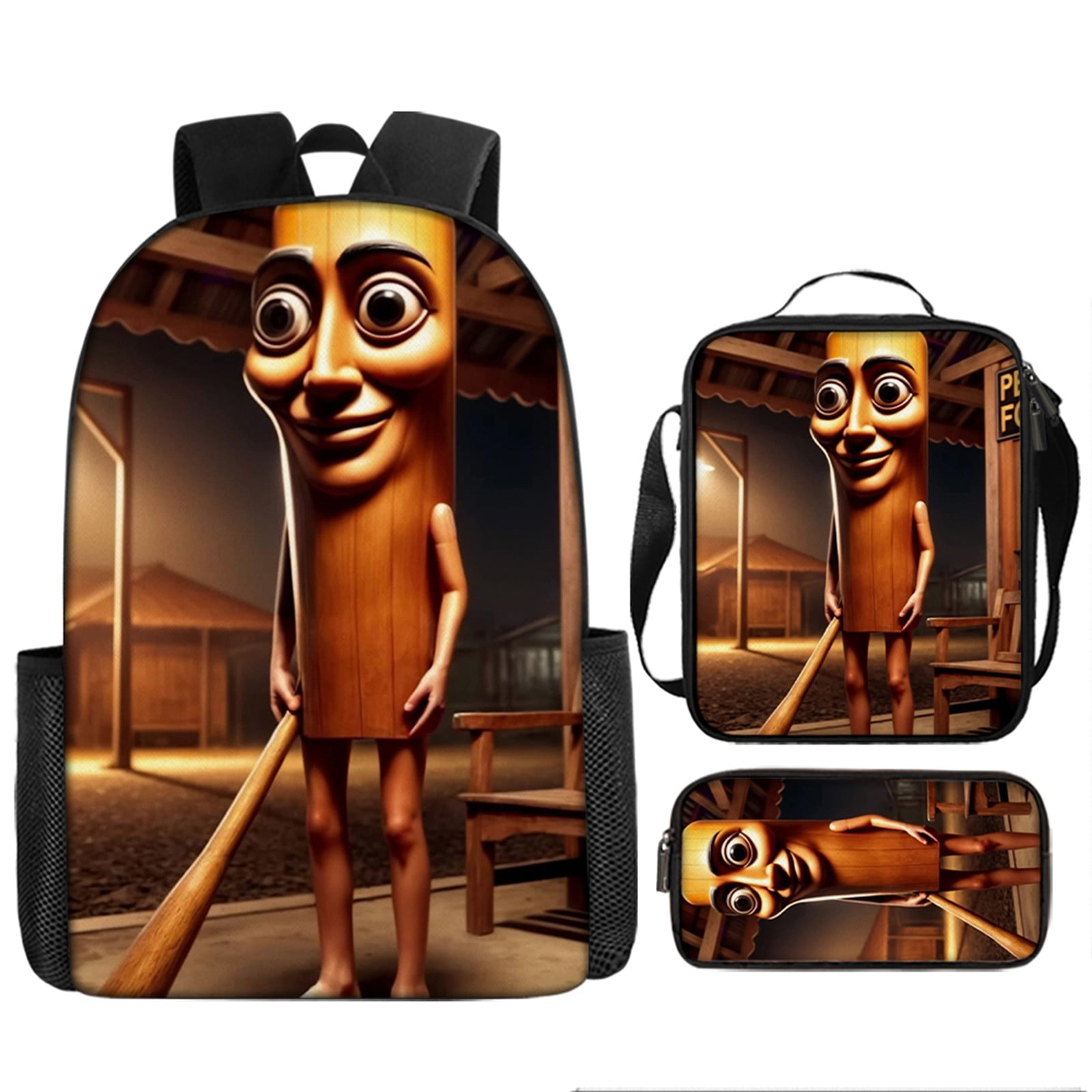Italian Brainrot Backpack for Students - Cute Cartoon Printed Backpack ...
