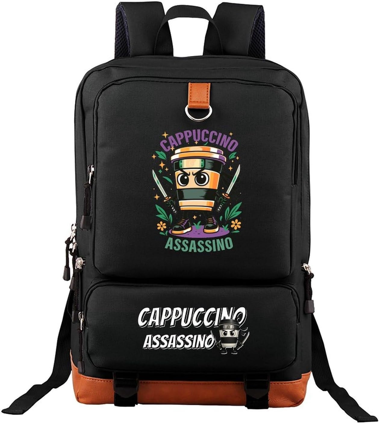 Italian Brainrot Backpack Tung Tung Tung Sahur Game Laptop Backpacks ...