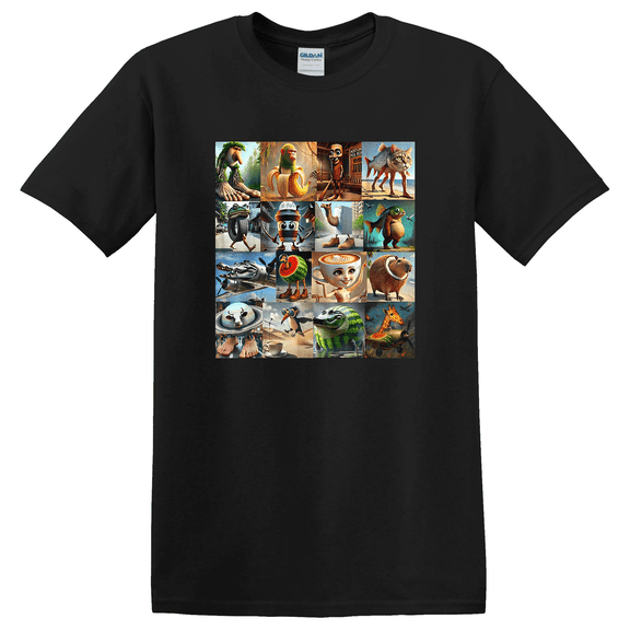 Italian Brainrot Classic Meme Graphic T-Shirt