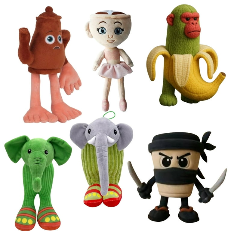 Italian Brainrot Figure Cappuccino Assassino Plush Toy, Kids