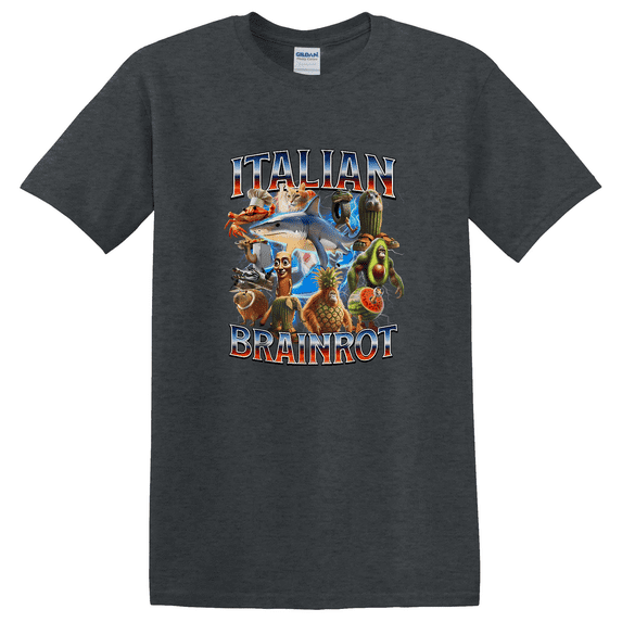 Italian Brainrot Graphic Men Women T-Shirt