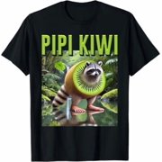 Italian Brainrot Internet Meme Pipi Kiwi Raccoon AI Generate T-Shirt
