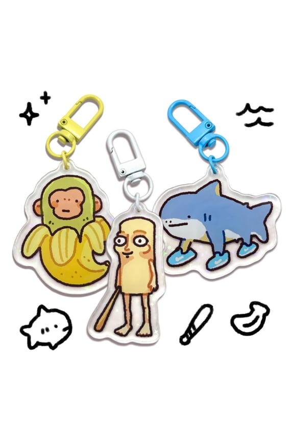 Italian Brainrot Keychains | Funny Cute Gift Meme