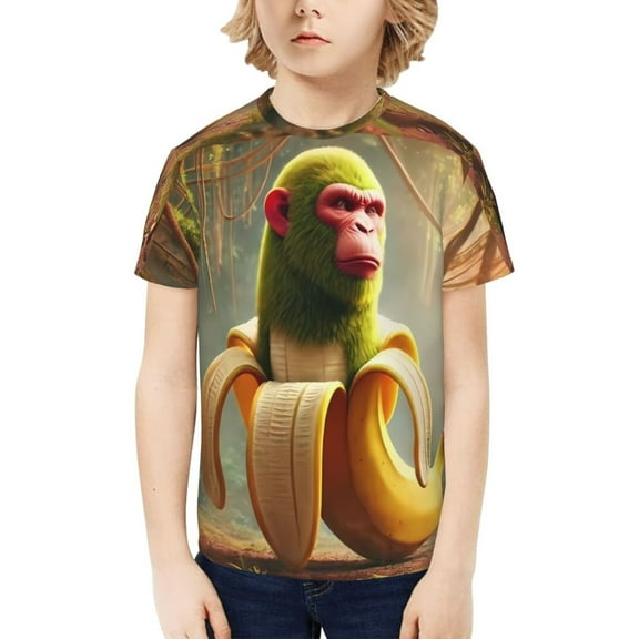 Italian Brainrot Kids T-Shirt 3d Printed Graphic T-Shirts Boys And Girls Short Sleeve Shirts For Youth Kids X-Small