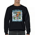 thumbnail image 1 of Italian Brainrot Meme Crewneck Sweatshirt Funny Gen Z Alpha Internet Meme Vibe, 1 of 7