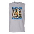 thumbnail image 1 of Italian Brainrot Men's Muscle Shirt Funny Gen Z Internet Meme Trend, 1 of 7