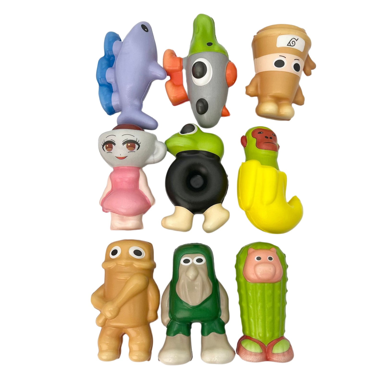 Italian Brainrot Squishy Toys,Tralalero Tralala & Tung Tung Tung