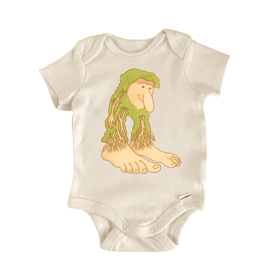 Italian Brainrot Tree Feet Guy - Baby Bodysuit
