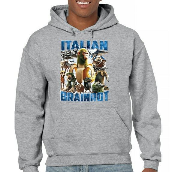 Italian Brainrot Unisex Hoodie Funny Gen Z Internet Meme Trend