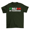 thumbnail image 1 of Italian By Marriage Husband Wife Italy Flag T-Shirt Men Women Unisex, 1 of 2