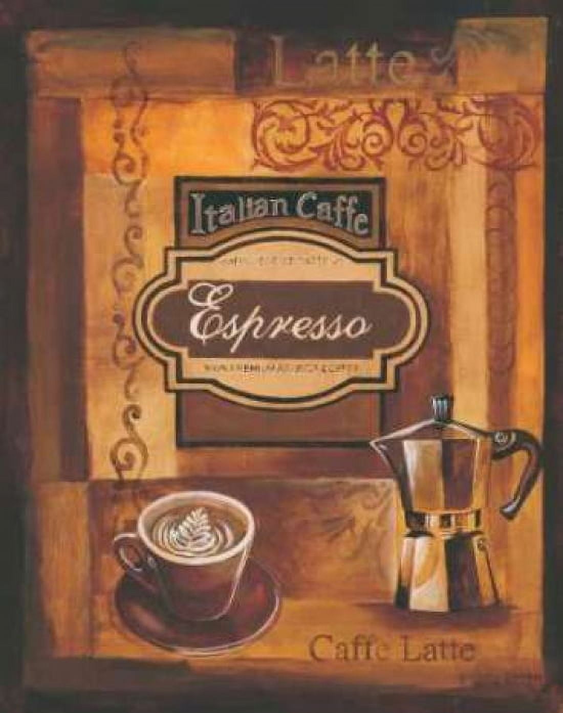 Italian Caffe Canvas Art - Gregory Gorham (22 x 28)