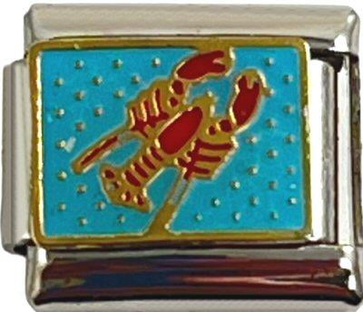 NONBRANDED Italian Charm Link Charm Lobster 9mm