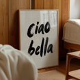 Italian Ciao Bella Script Typography And Italian Modern Calligraphy ...