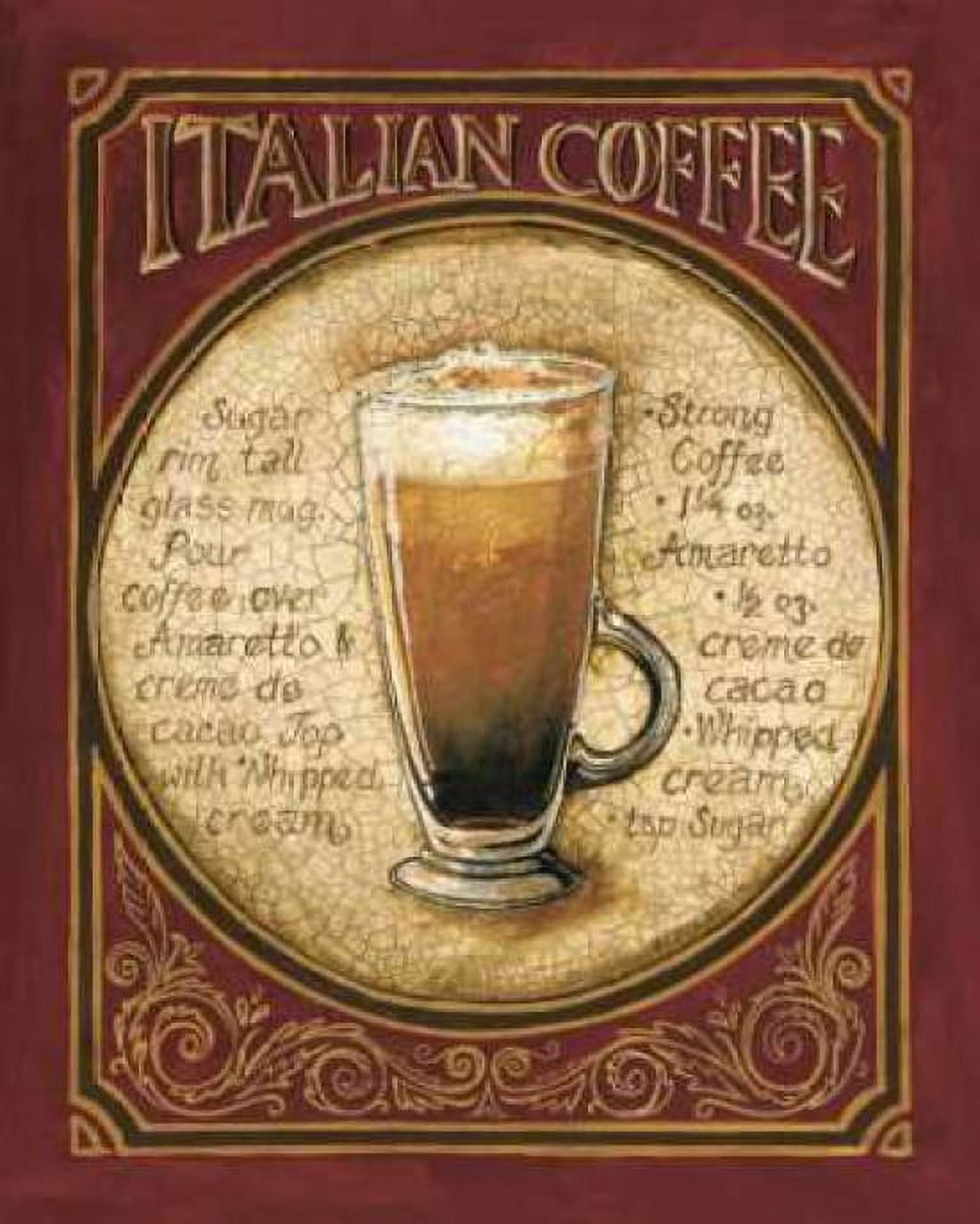 Italian Coffee Canvas Art - Gregory Gorham (20 x 24)