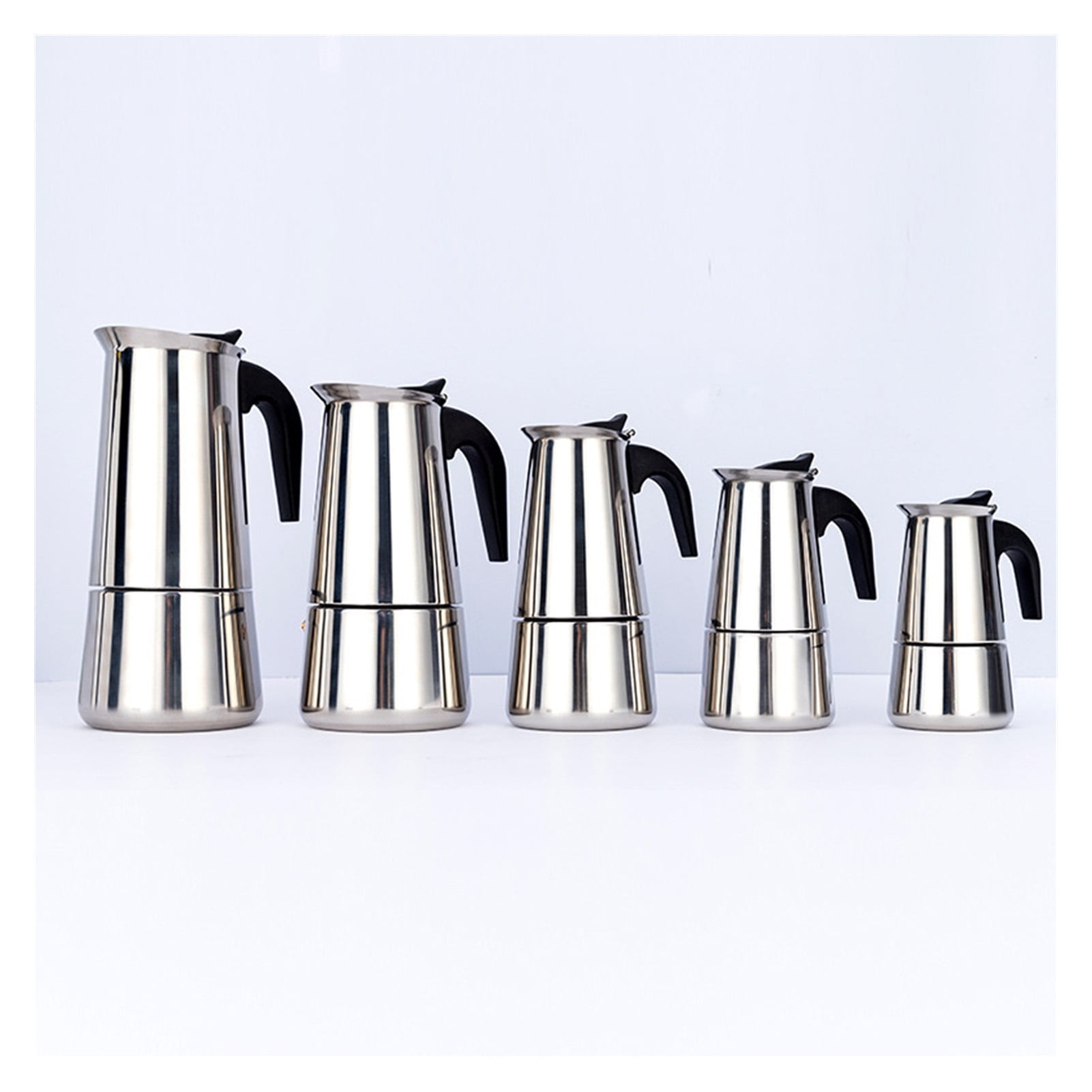 Italian Coffee Maker Machine Moka Pot Stainless Steel Espresso Portable