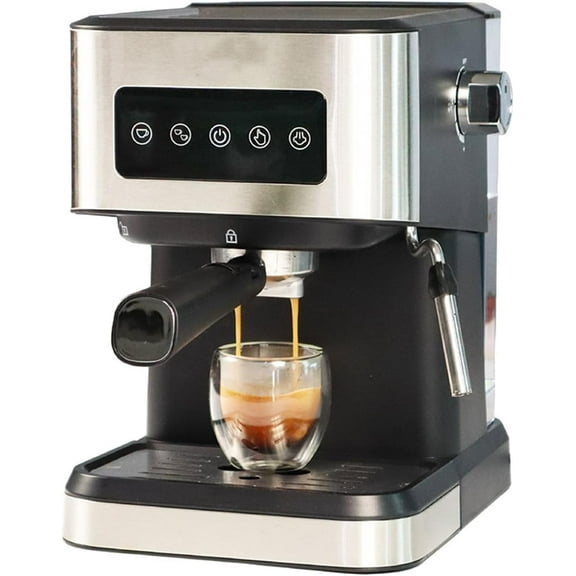 Italian Coffee Maker, Steam Milk Frother, Espresso Machine, Semi-Automatic Espresso Machine, Selection Of Single And Double Cups, Suitable For Home Use