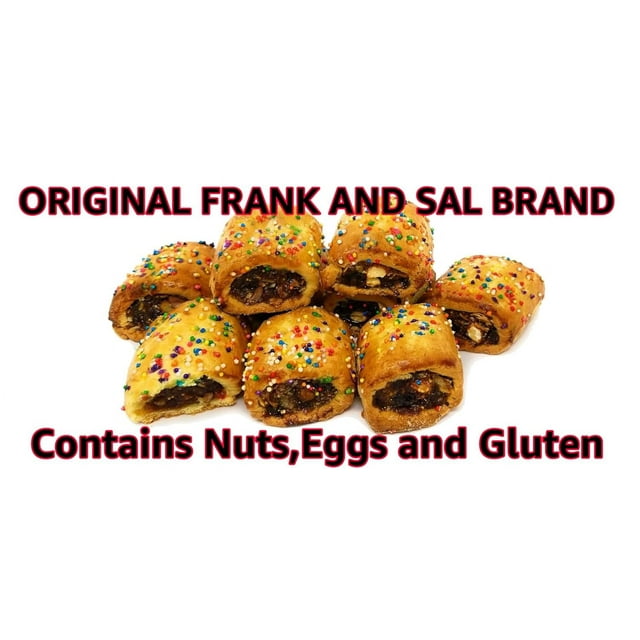 Cucidati Italian Fig Cookies - 2 Pound Box Of Traditional Handmade Holiday Cookies (Approx. 18 Cookies)