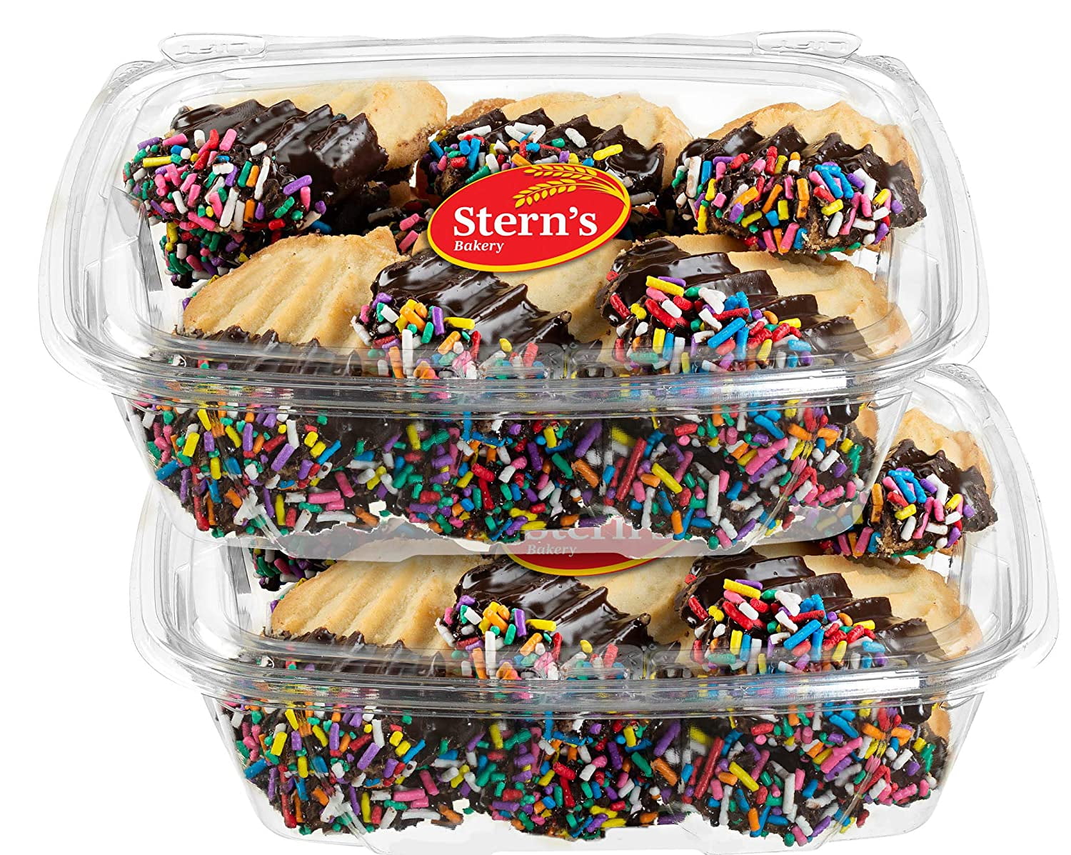 Italian Cookies | Fancy Bakery Cookies | Gourmet Cookies | Perfect for Birthdays, Holidays & all Occasions | Dairy, & Nut Free | 12 oz Sterns Bakery [2 Pack] (Italian Fancy Cookies)