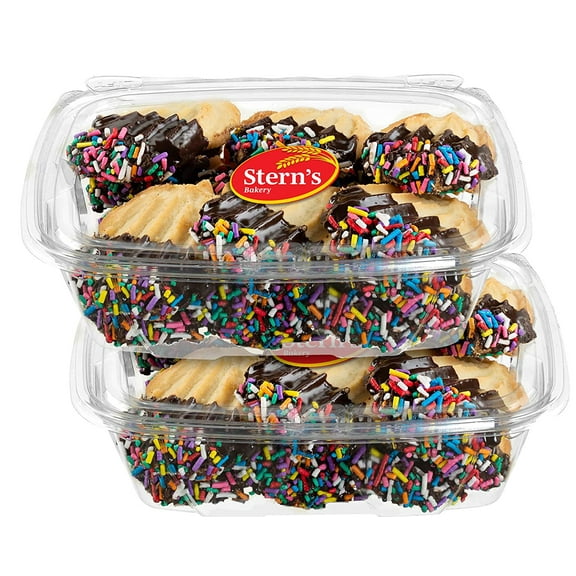 Italian Cookies | Fancy Bakery Cookies | Gourmet Cookies | Perfect for Birthdays, Holidays & all Occasions | Dairy, & Nut Free | 12 oz Sterns Bakery [2 Pack] (Italian Fancy Cookies)