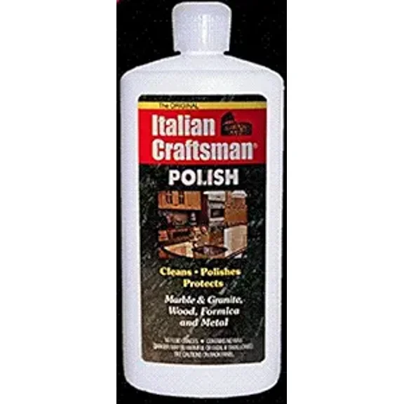 Italian Craftsman Poilish Marble and Granite Polish 16 oz, Pack of 4