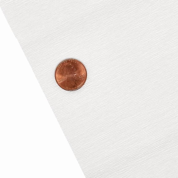Italian Crepe Paper Roll, Fine-Grade 90 GSM 19.5 x 60 Inches Crepe Paper, White 350 White, Cartotecnica Rossi Crepe Paper for Crafting
