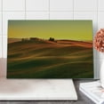 thumbnail image 1 of Italian Cutting Board, Rural Landscape of European Mediterranean Old House in Countryside Farm Print Art, Decorative Tempered Glass Cutting and Serving Board, Large Size, Orange White, by Ambesonne, 1 of 1