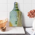 thumbnail image 1 of Italian Cutting Board, Van Gogh Style Italy Valley Rural Fields European Scenery Painting Print, Decorative Tempered Glass Cutting and Serving Board, Wine Bottle Shape, Multicolor, by Ambesonne, 1 of 1