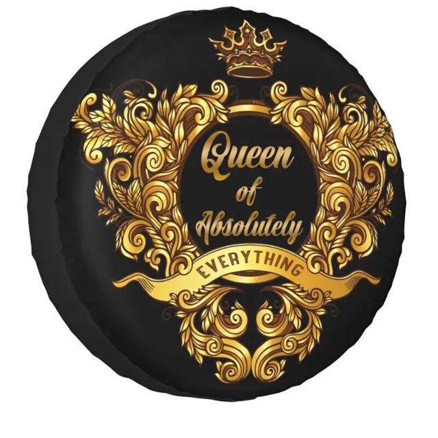 Italian Damask Floral Pattern Print Spare Wheel Cover for HondaCustom