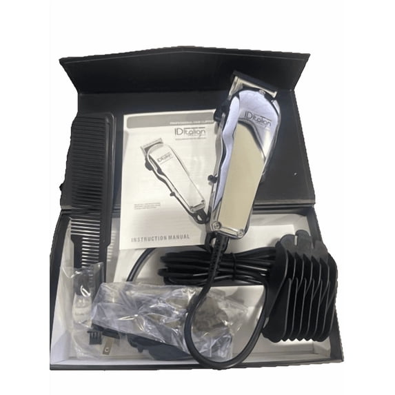 Italian Design Professional Hair Clipper Salon Series, Corded Hair Cutting Machine with Guide Combs
