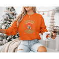 thumbnail image 1 of Italian Donkey Holiday Song Funny Festive Cheer Cozy Sweatshirt, up to size 5XL, 1 of 2