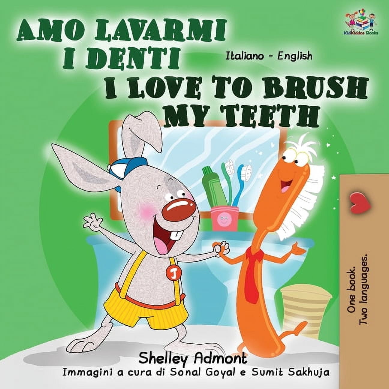 Italian Tooth Italian English Bilingual Collection Amo lavarmi i denti I Love to ...