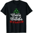 thumbnail image 1 of Italian Family Christmas Buon Natale tree T-Shirt, 1 of 6