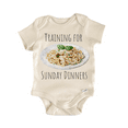 thumbnail image 1 of Italian Fettuccine Newborn Baby Bodysuit, 1 of 6