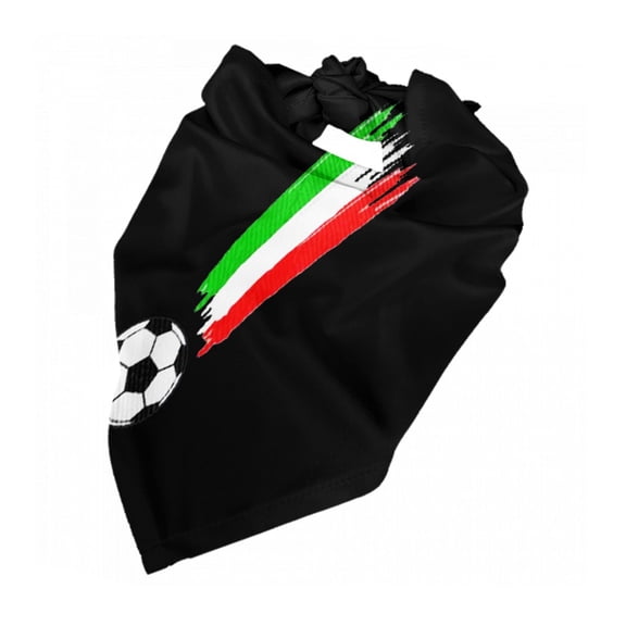 Italian Flag And Football Dog Bandana Pet Scarf Dog Party Supplies For Dogs Pet Accessories For Dog Lovers