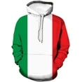 thumbnail image 1 of Italian Flag Hoodie 3D Printing Casual Sweatshirt Pullove, 1 of 2